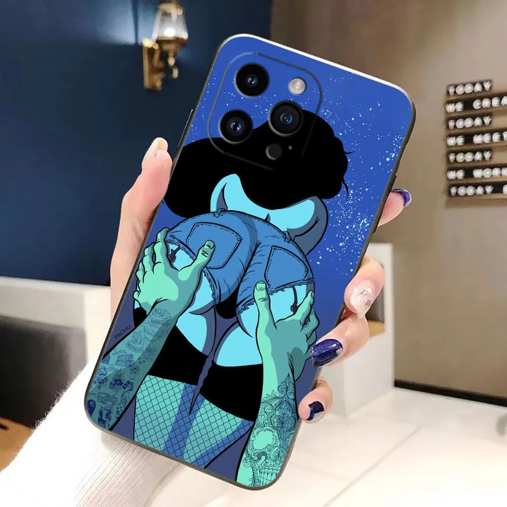 Hot Girls Sexy Twerk Phone Case For iphone 16 15 14 13 12 11 Pro XS Max Mini X SE 2020 2022 8 7 6 5 Silicone Case Funda Shell