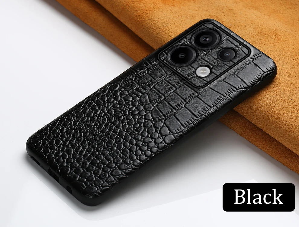 Genuine Cowhide Leather iPhone Case