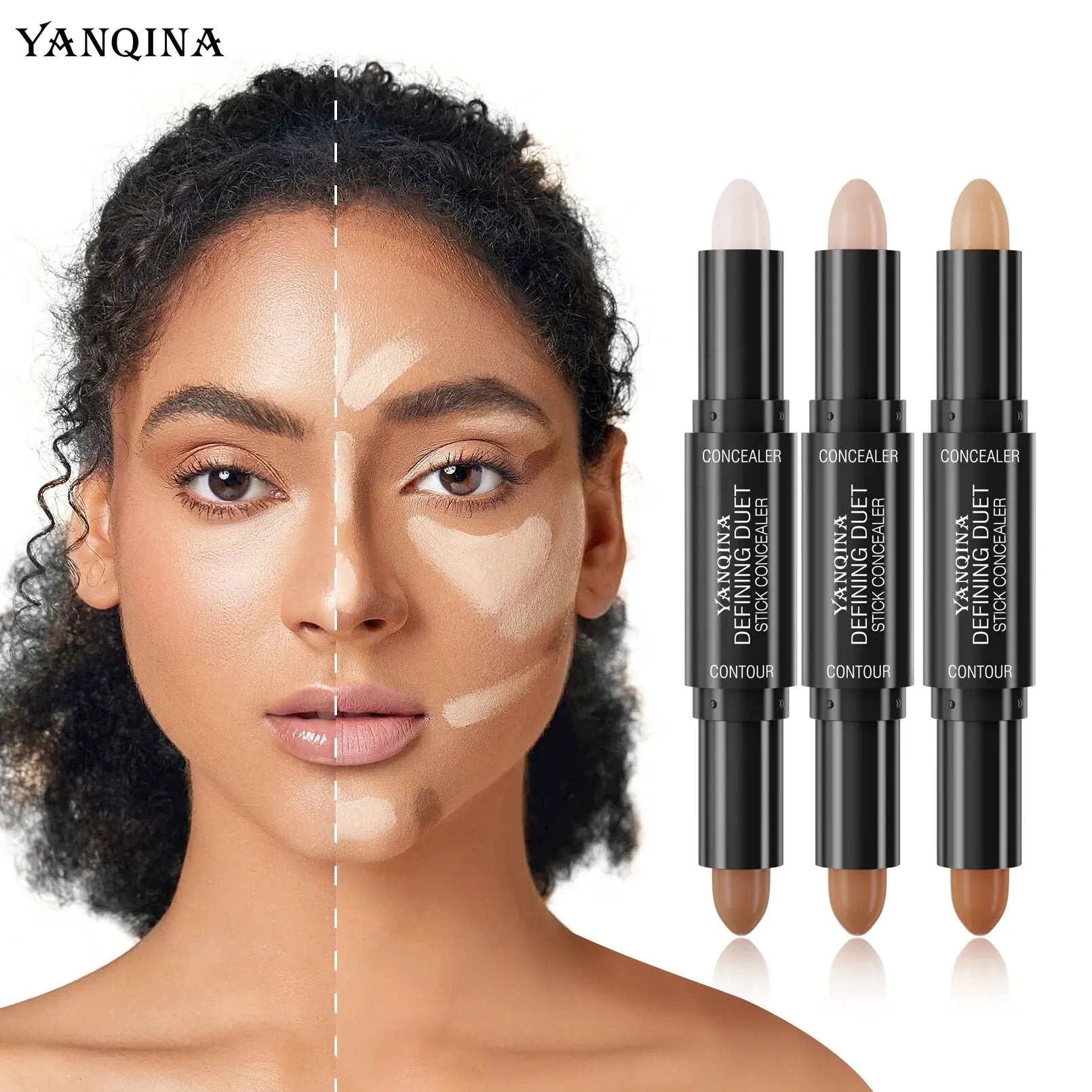 Double Ended Bronzer Highlighter Vakasi