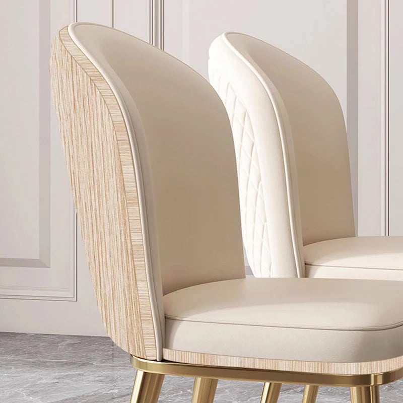 Luxury Modern Dining Chair White Nordic Vakasi