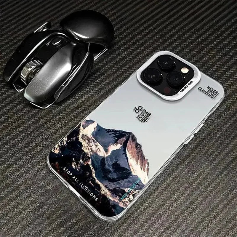 Matte Case Snow Mountain Design