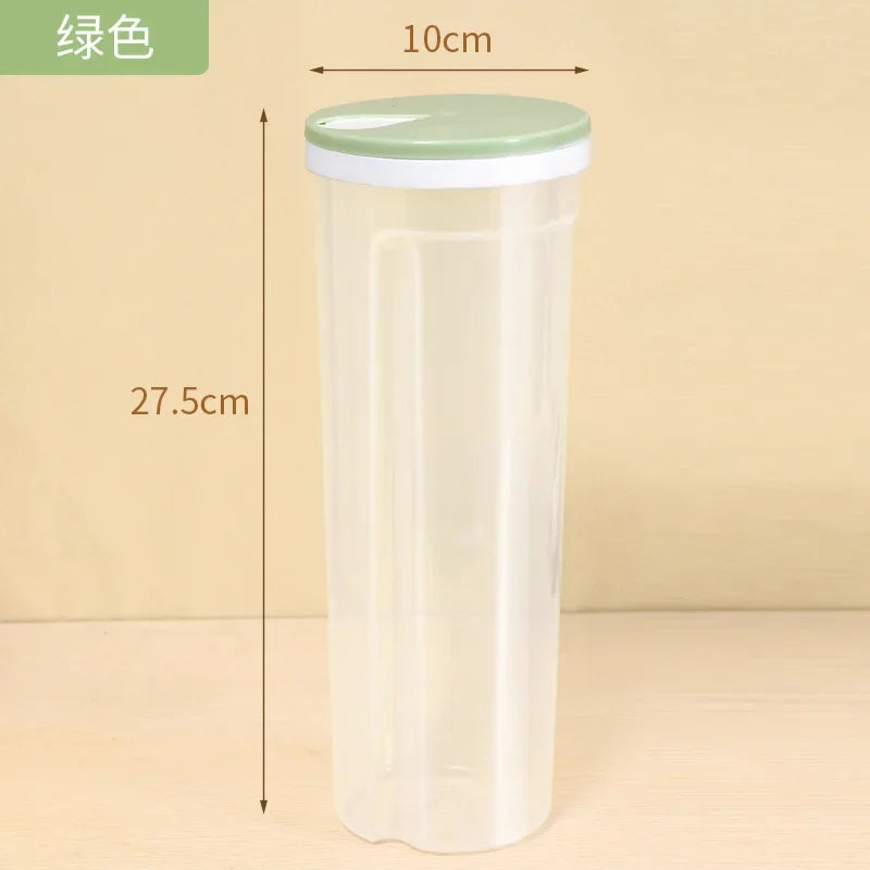 Sealed Food Jar Grain Storage Container Transparent Moisture Proof Kitchen Pasta Rice Canister Pantry Organizer 2024