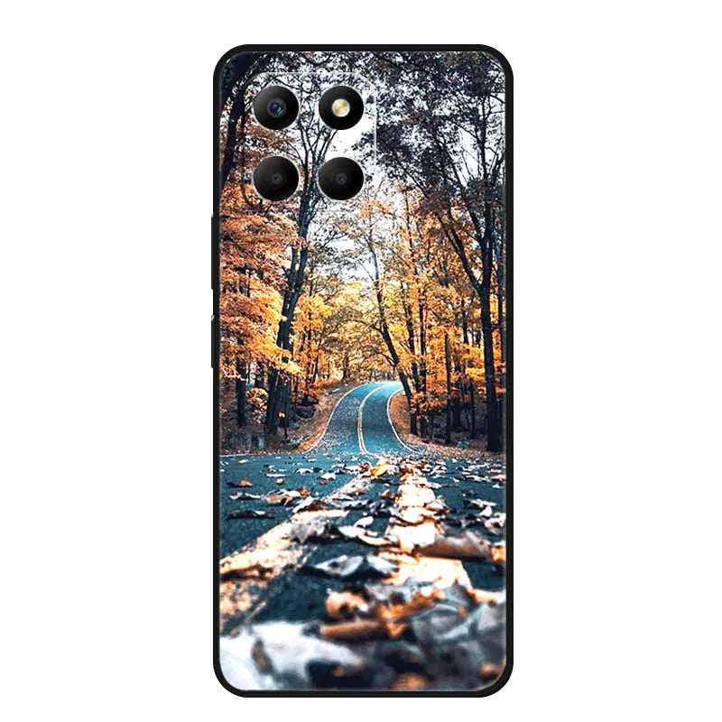 For Honor X6b Case HonorX6b Coque Black Silicone Soft Back Cover Case For Honor X6b Phone Case Cover X 6 b 6.56" Funda Shell Bag