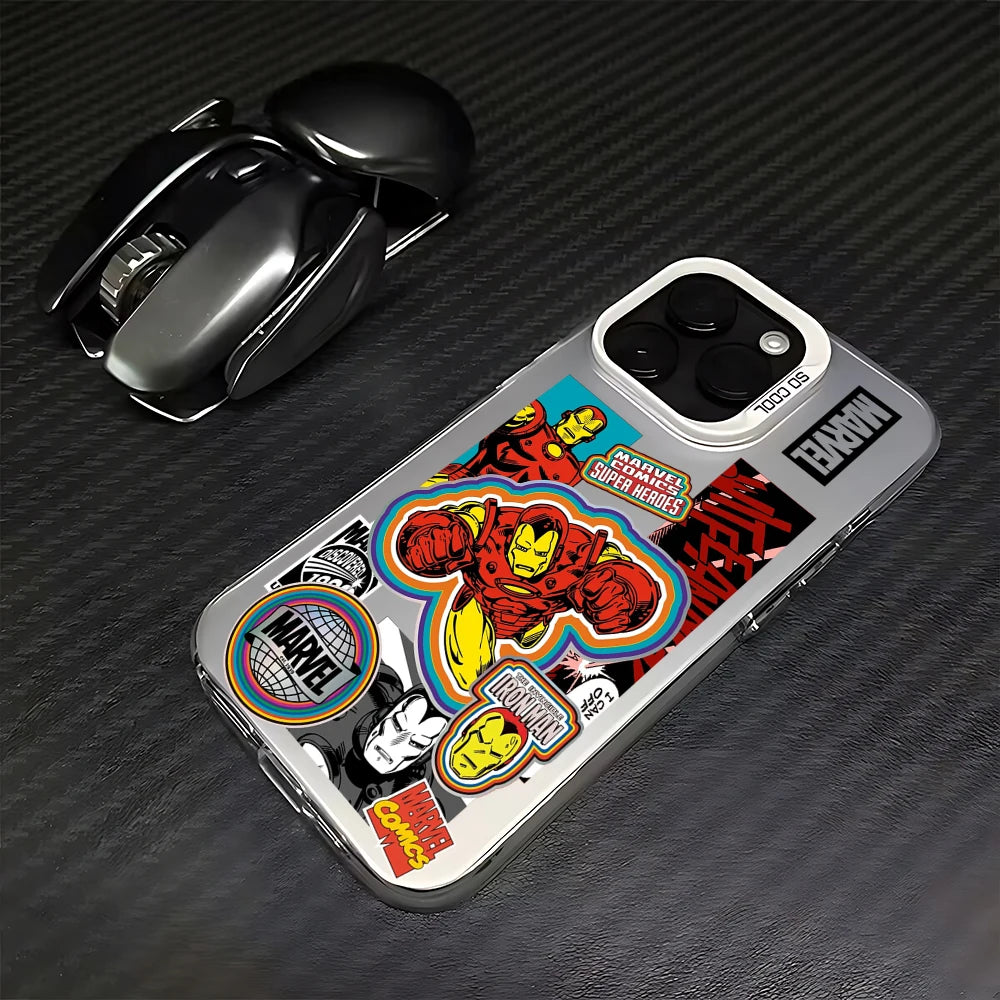 Retro Marvel Super Heroes iPhone Case