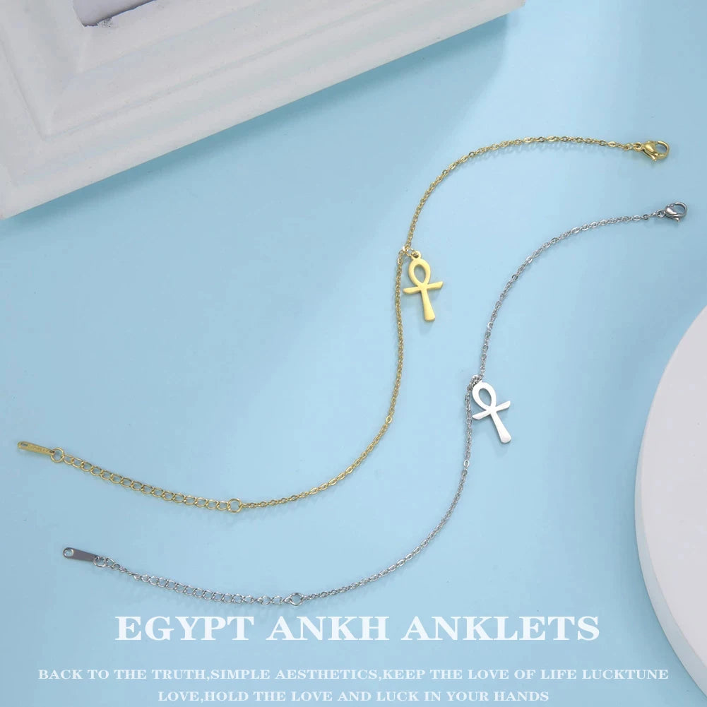 Lucktune Egypt Cross Anklets Bracelet