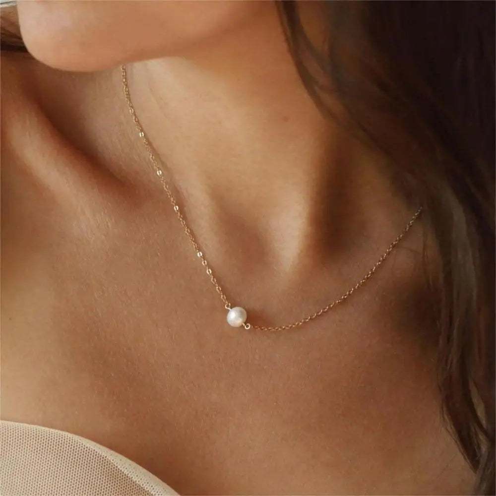 Minimalist Charm Anti Tarnish Chain Necklace