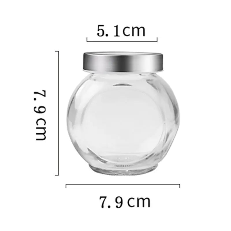 European Sealed Jar Glass Storage Bottle Milk Powder Tea Box with Lid Multigrain Storage Food Grade Bottle Grain Coffee Tank New