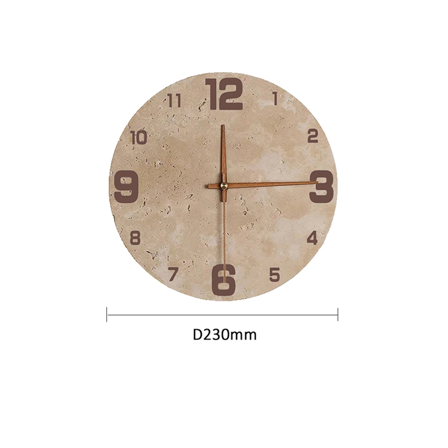 Nordic Marble Wall Clock and Lamp Vakasi