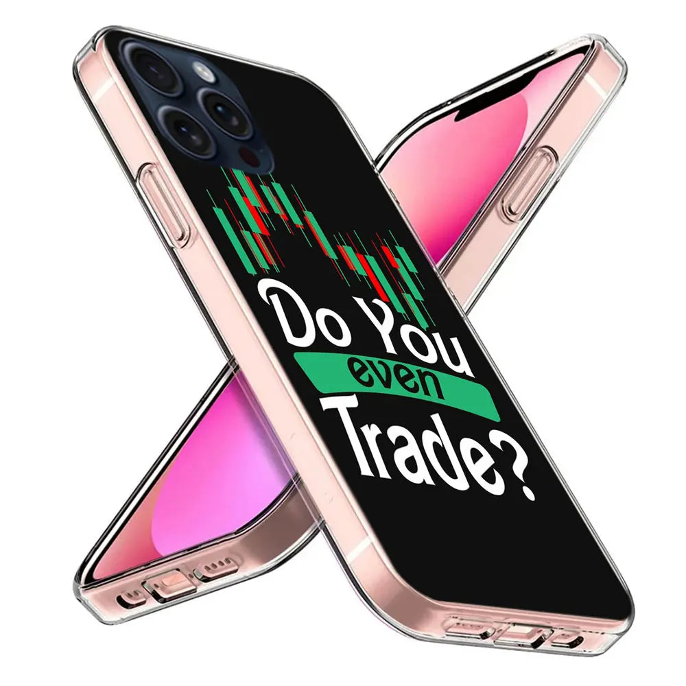 Day Trader Trader Trading Clear Case For Apple iPhone 12 13 Mini TPU 11 14+ 15 16 Pro Max Capa Plus XR X XS Max Phone Cover Sili