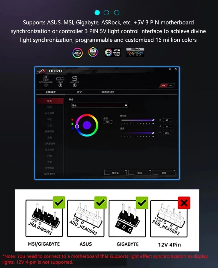 4RS ARGB CPU Fan 120mm Vakasi