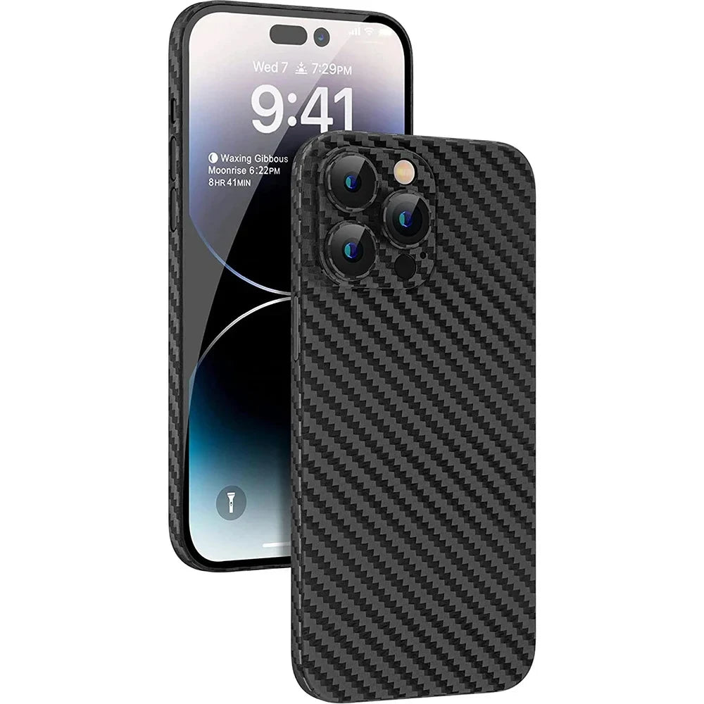 Luxury Ultra Thin Carbon Fiber Matte Case