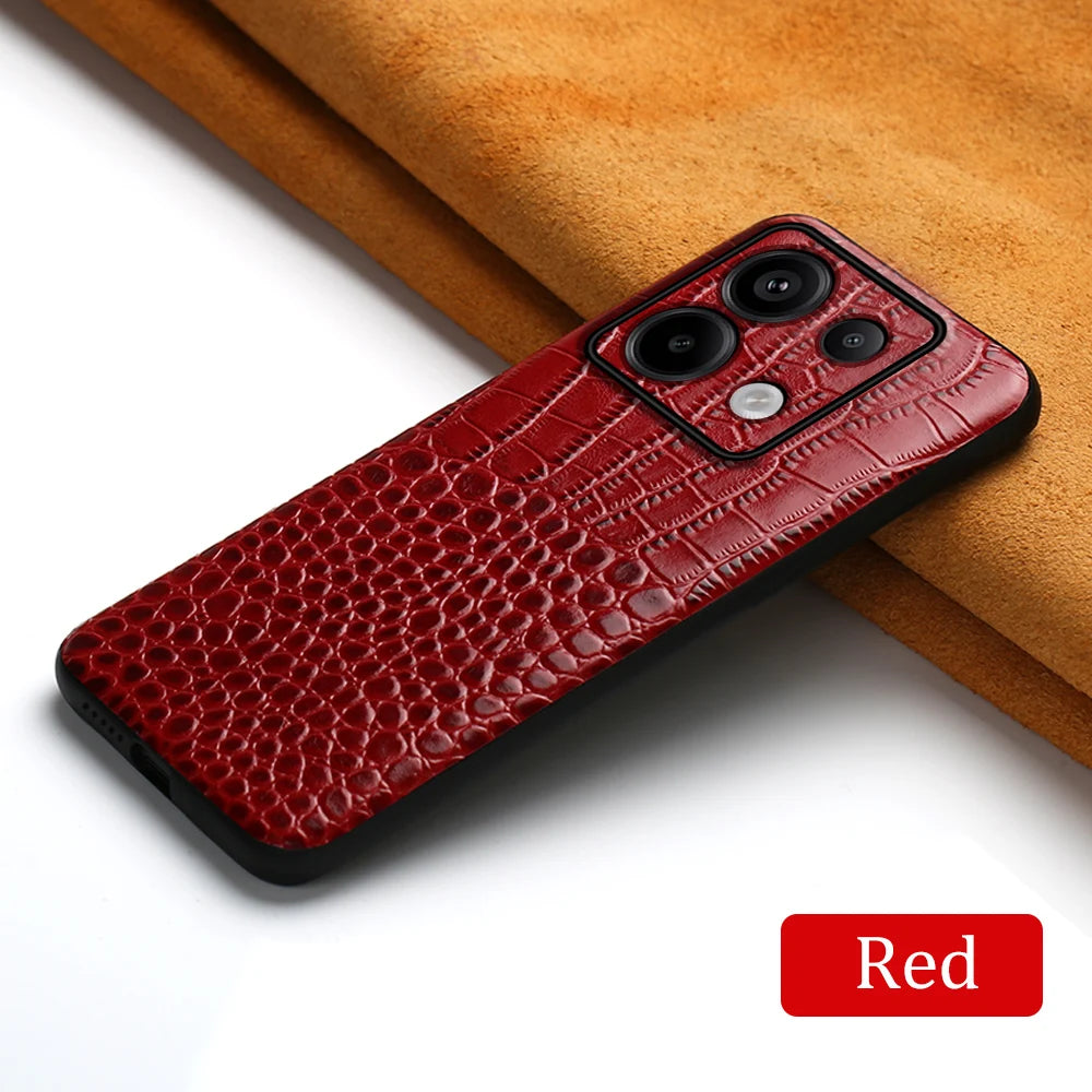 Genuine Cowhide Leather iPhone Case