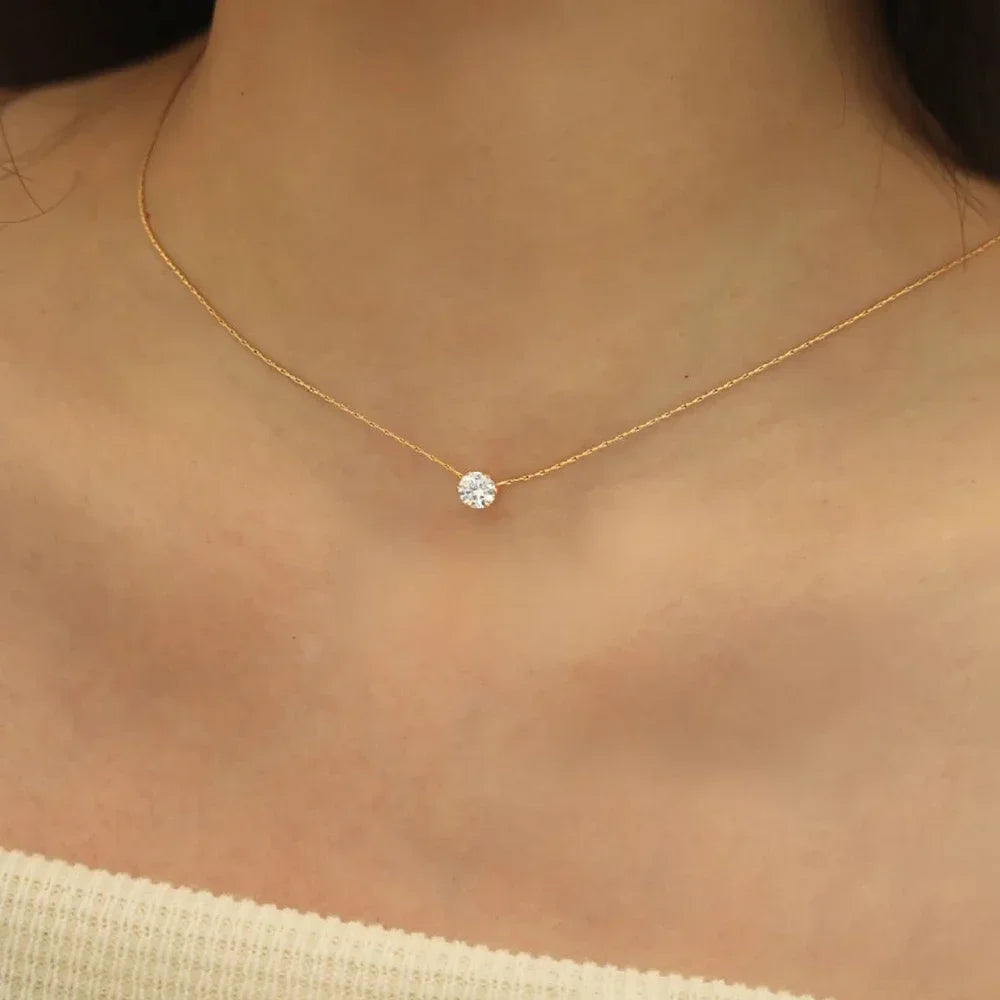 Minimalist Charm Anti Tarnish Chain Necklace