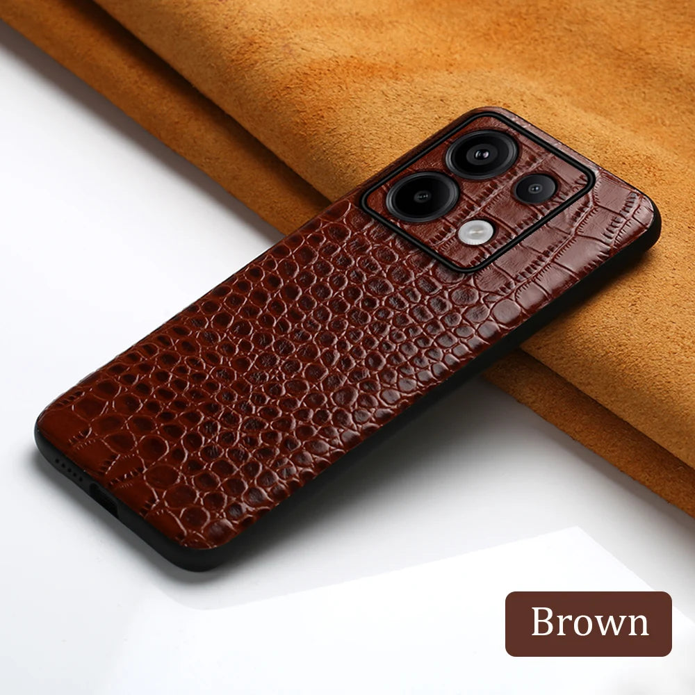 Genuine Cowhide Leather iPhone Case